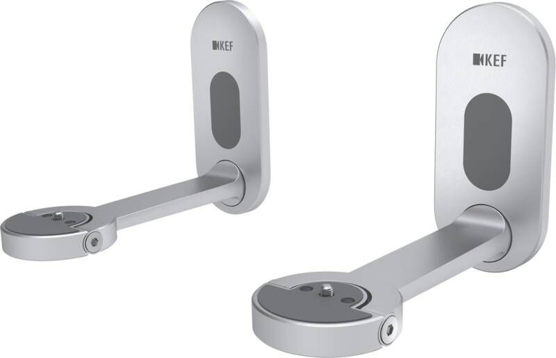 KEF B1 Muurbeugel Zilver per paar