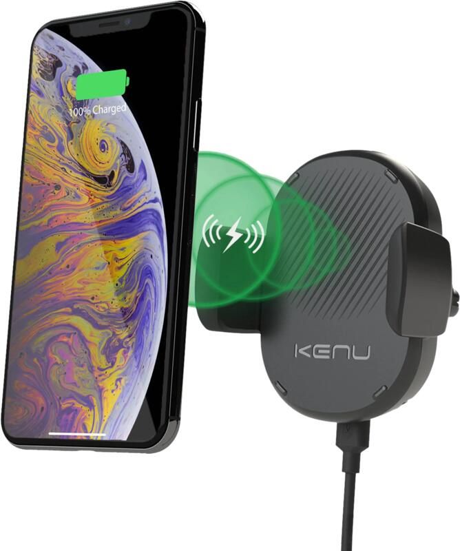 Kenu Telefoonhouder Auto Luchtrooster met Draadloos Opladen