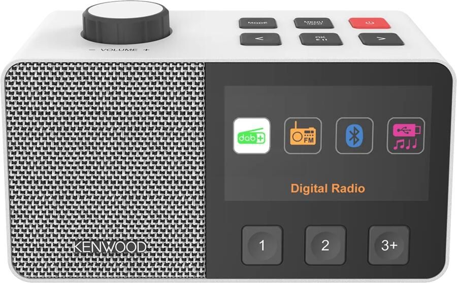 Kenwood CR-M70DAB-W DAB+ Radio Wit