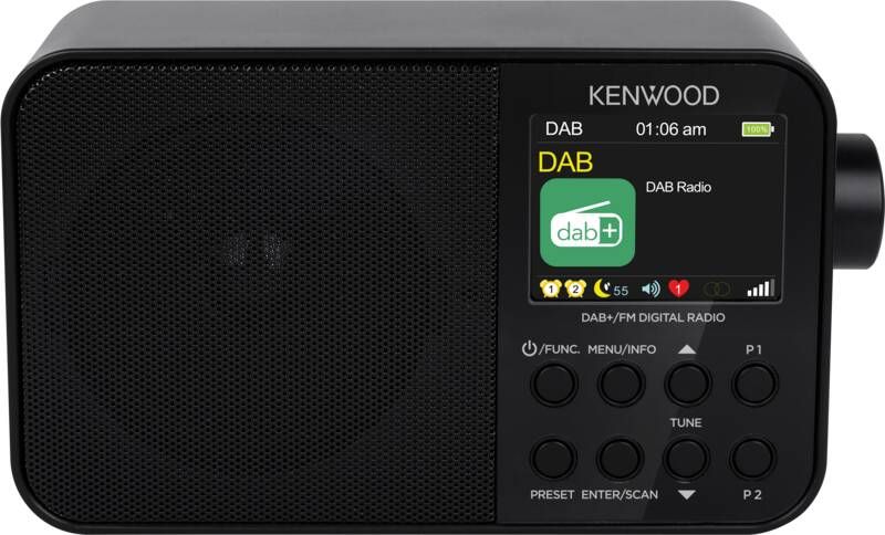 Kenwood DAB Radio CRM30DABB | Radio s | Beeld&Geluid Audio | 0019048235534