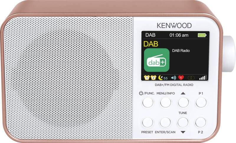 Kenwood Audio KENWOOD CR-M30DAB Rosegoud