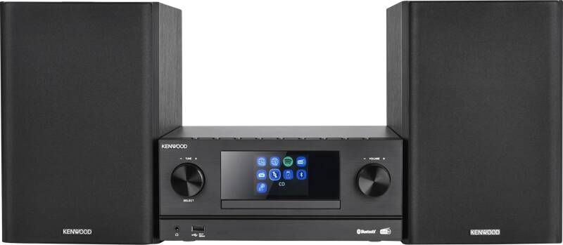Kenwood M-9000S Smart Wifi Micro Systeem Zwart