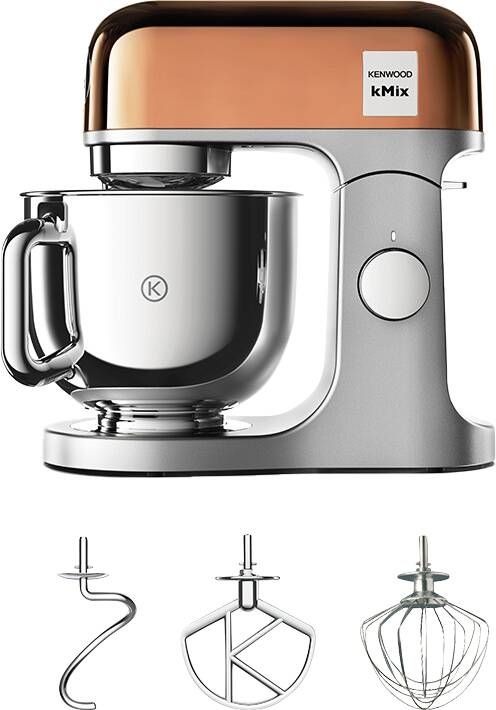 Kenwood Keukenmachine KMX760GD kMix Premium Edition Rozegoudkleur met 3-delige patisserie-set