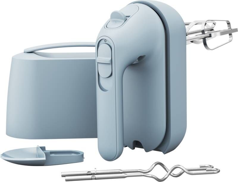 Kenwood Quickmix GO handmixer HMP40.000GY Grijs Alles in één opbergsysteem Geïntegreerde maatlepel 350W 5 snelheden en slow start 30% gerecycled plastic [onderdeel GO collectie]