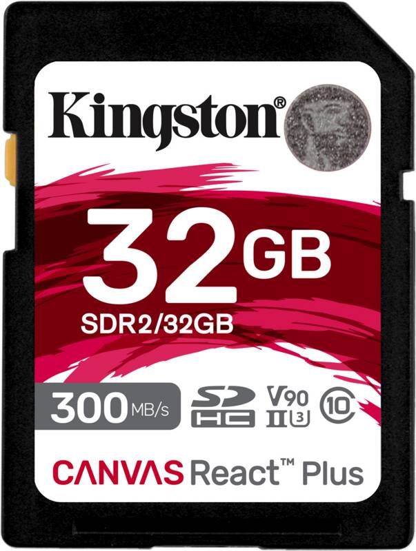 Kingston Canvas React Plus 32GB SDHC