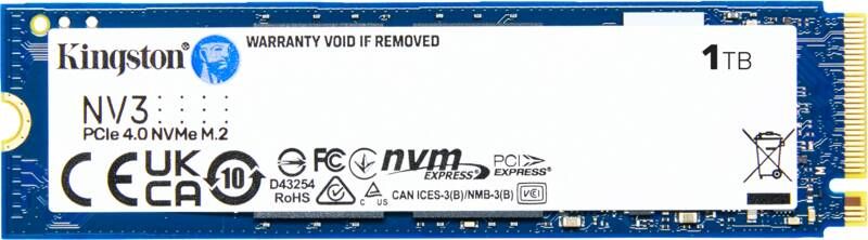 Kingston NV3 PCIe 4.0 NVMe SSD 1TB