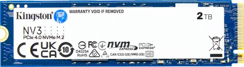 Kingston NV3 PCIe 4.0 NVMe SSD 2TB