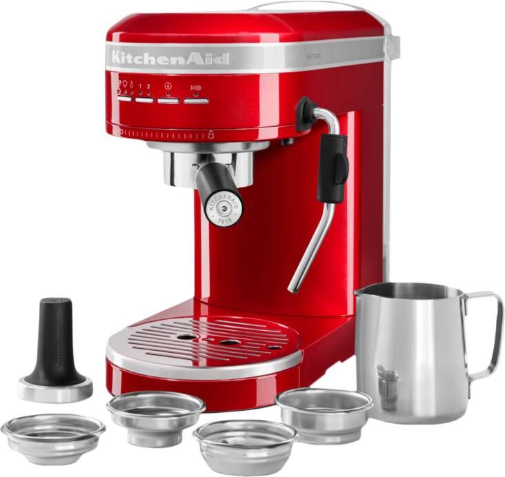 Kitchenaid 5KES6503ECA Half automatisch Espressomachine 1 4 l Appel rood