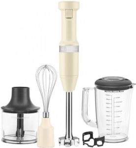 KitchenAid Staafmixer 5KHBV83EAC ALMOND CREAM Kleur: crème
