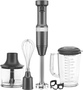KitchenAid Staafmixer 5KHBV83EDG DONKERGRIJS Kleur: donkergrijs
