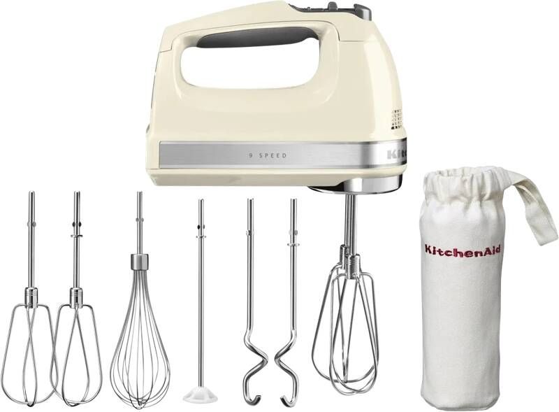 KitchenAid Handmixer met 9 snelheden Artisan 5KHM9212EAC Blauw