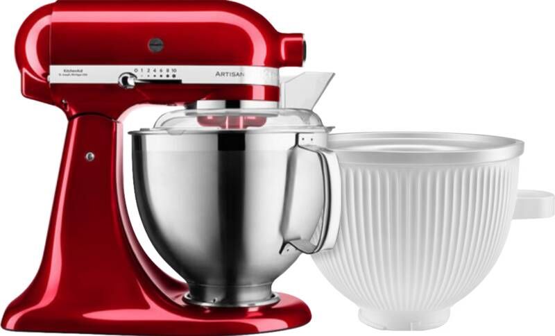 KitchenAid 5KSM185PSECA Appelrood + IJsbereider