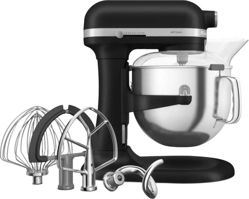 Kitchenaid 5KSM70SHXEBM Keukenmachine 375 W Vulkaan Zwart