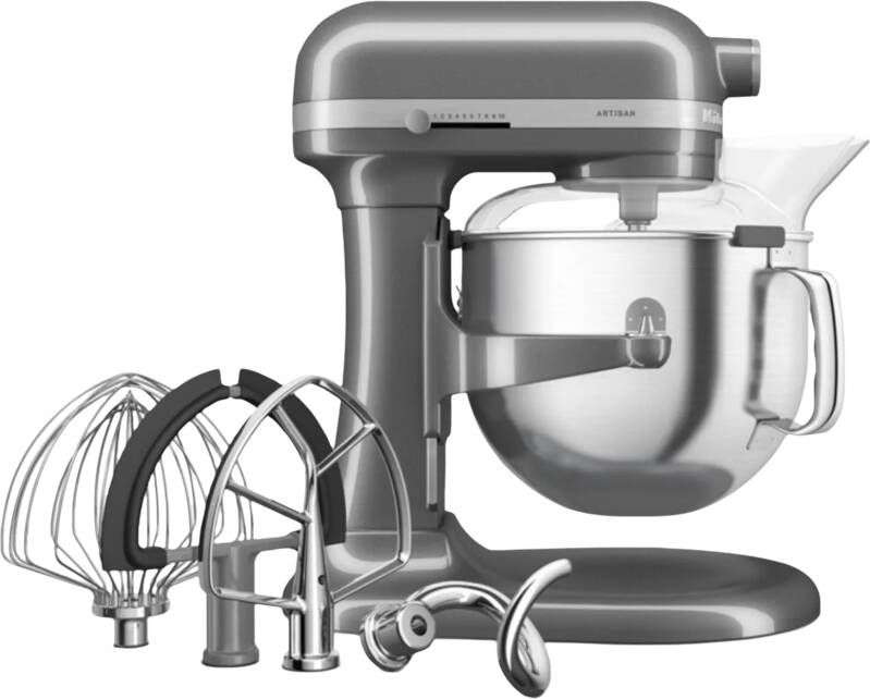 KitchenAid Artisan Bowl-Lift 5KSM70SHXEMS Tingrijs