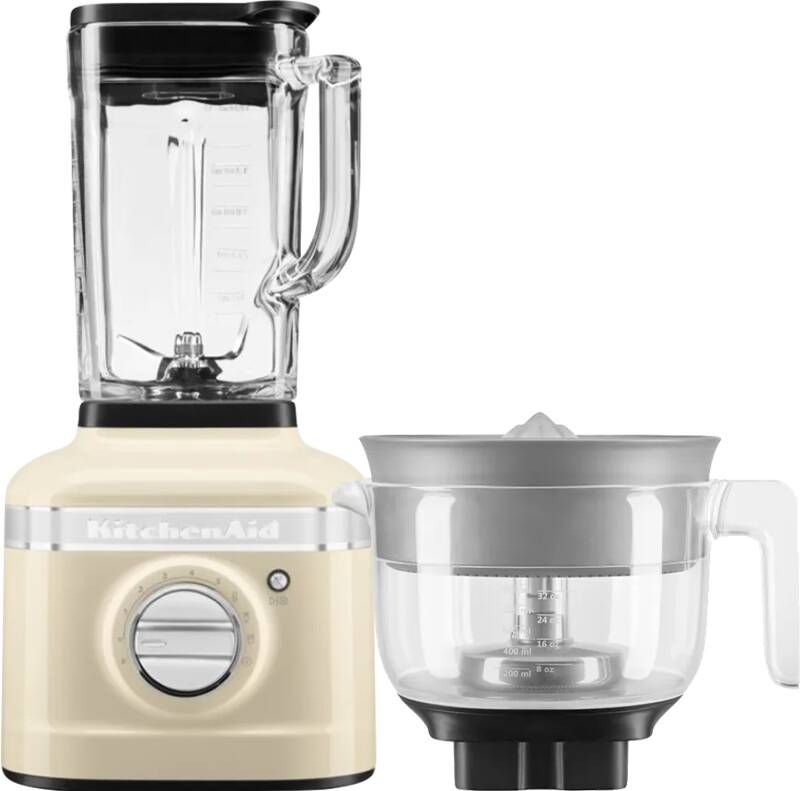 KitchenAid Artisan K400 5KSB4026EAC Amandelwit + citruspers opzetstuk
