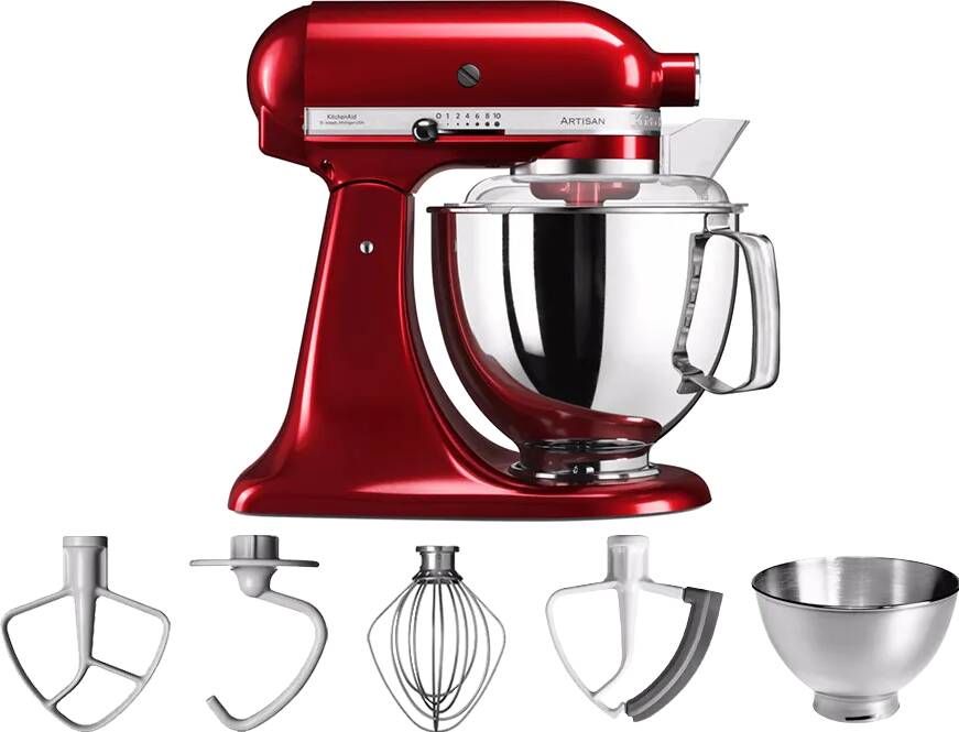 Kitchenaid Artisan 5KSM175PSECA Appelrood | Keukenrobots | Keuken&Koken Keukenapparaten | 5KSM175PSECA