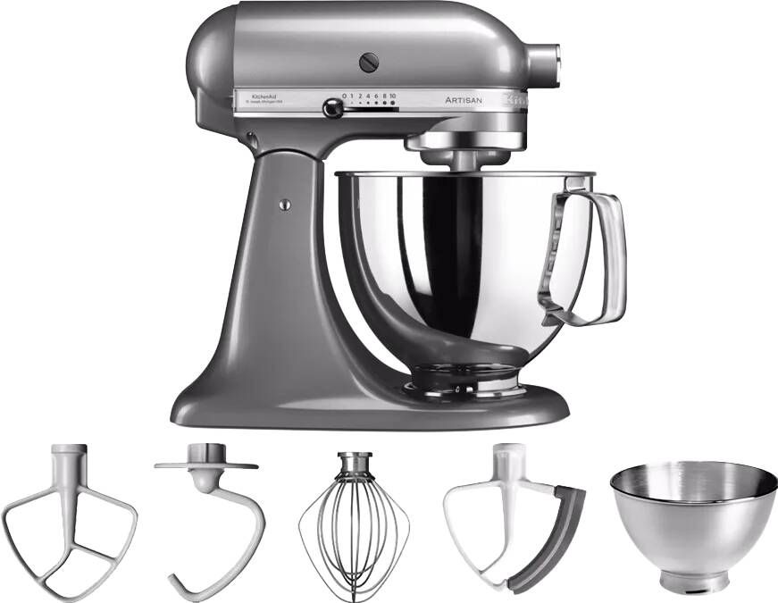 Kitchenaid Artisan 5KSM175PSEMS Tingrijs | Keukenrobots | Keuken&Koken Keukenapparaten | 5KSM175PSEMS
