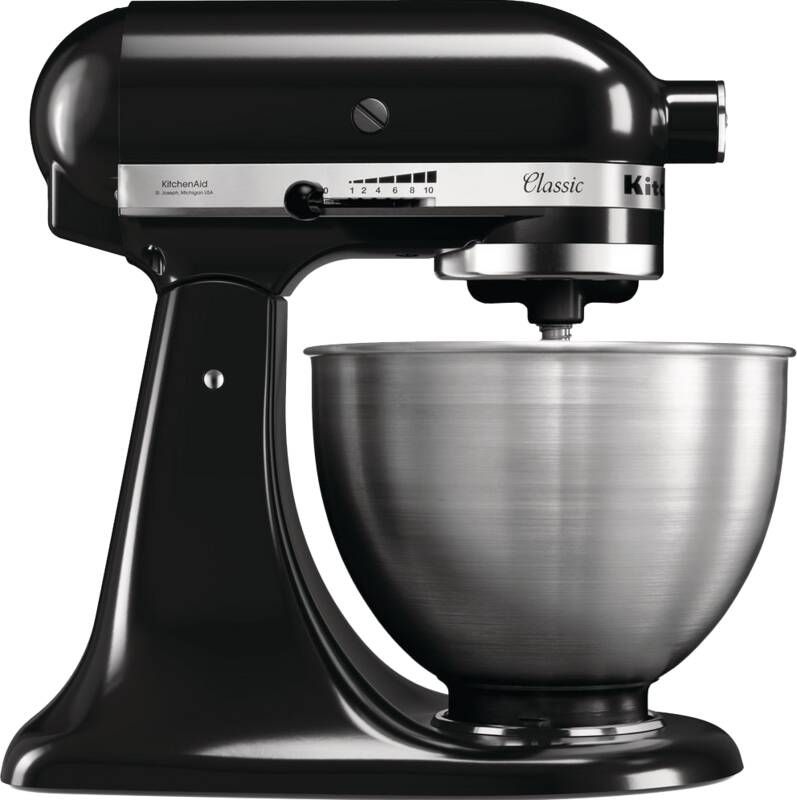 Kitchenaid Classic Keukenmachine 5K45SSEOB Onyx Zwart | Keukenrobots | Keuken&Koken Keukenapparaten | 5K45SSEOB