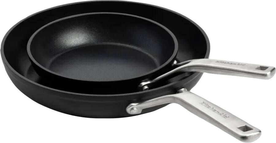 KitchenAid Forged Hardened Aluminium Koekenpannenset 20 + 28cm