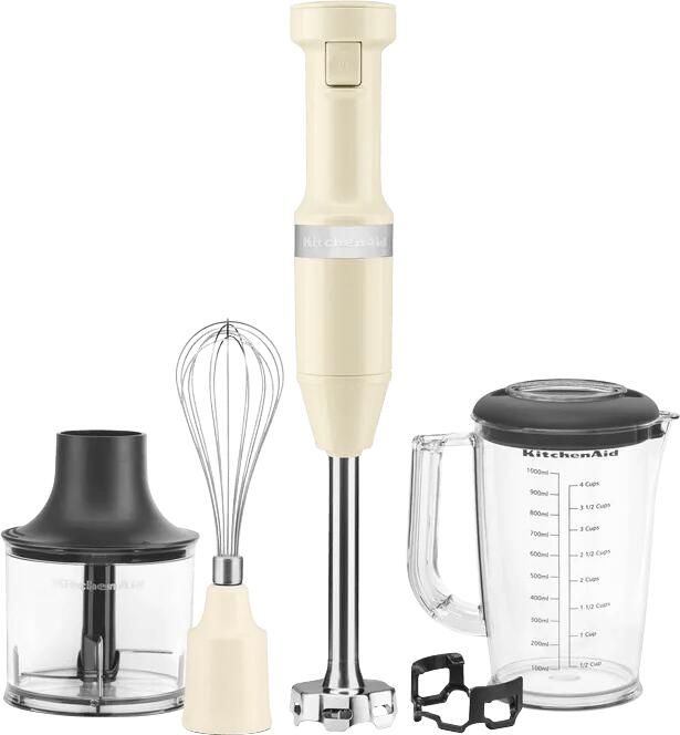 Kitchenaid Staafmixer 5KHBV83EAC Amandelwit | Mixers | Keuken&Koken Keukenapparaten | 8003437619472
