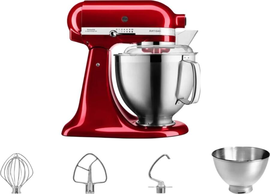 Kitchenaid ARTISAN 5KSM185PSECA keukenmachine 300 W 4 8 l Appelrood
