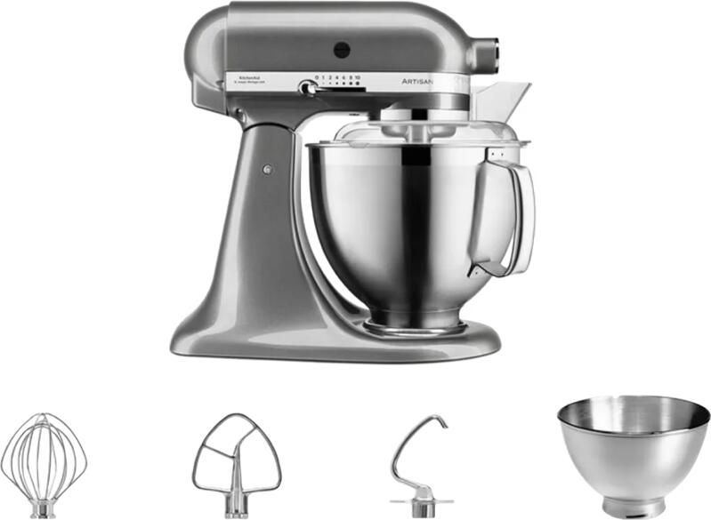 Kitchenaid ARTISAN 5KSM185PSEMS keukenmachine 300 W 4 8 l Zilver