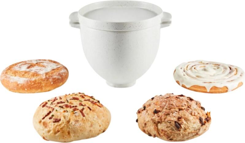 KitchenAid 5KSM2CB5BGS Broodkom met bakdeksel Keukenmachine-accessoire