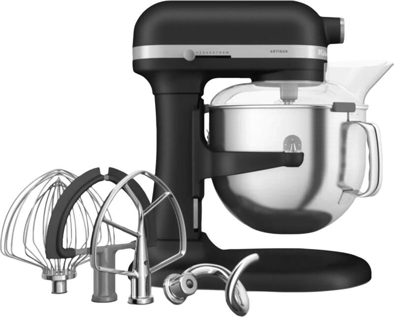 KitchenAid Artisan Bowl-Lift 5KSM70SHXEBK Vulkaanzwart