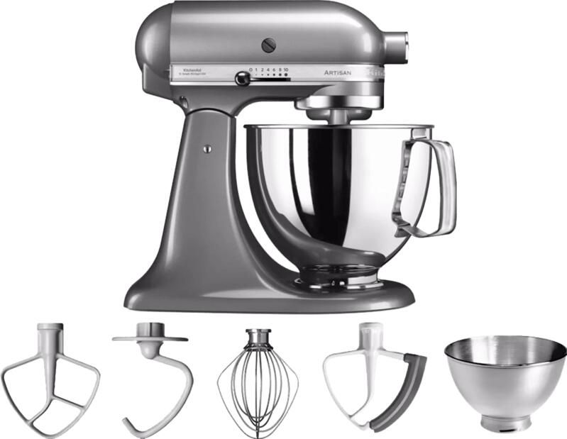 Kitchenaid Artisan 5KSM175PSEMS Tingrijs | Keukenrobots | Keuken&Koken Keukenapparaten | 5KSM175PSEMS