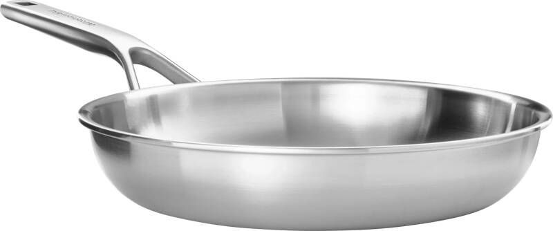 Kitchenaid Koekenpan Multi-Ply RVS ø 24 cm zonder anti-aanbaklaag