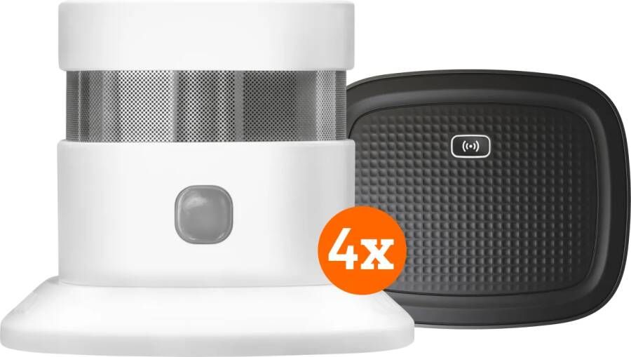 Klikaanklikuit Rookmelder ZSDR-850 (3 jaar) 4-Pack + Smart Bridge