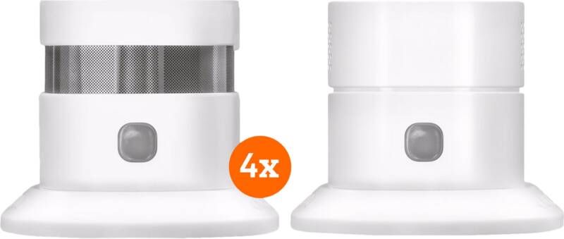 Klikaanklikuit ZSDR-850 Rookmelder (3 jaar) 4-pack + Koolmonoxidemelder