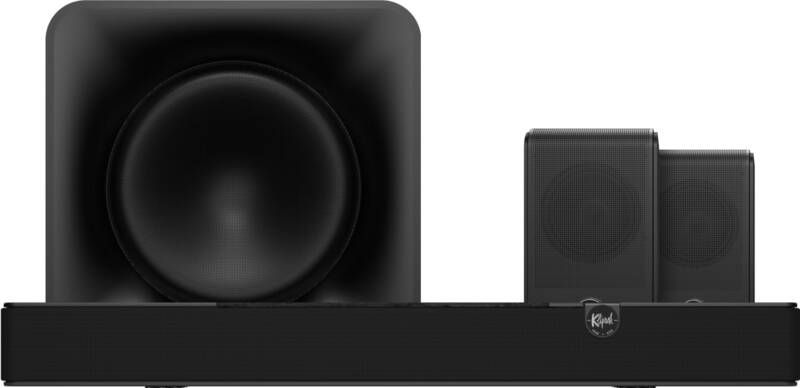 Klipsch Flexus Core 100 Zwart + Subwoofer + Achterspeakers