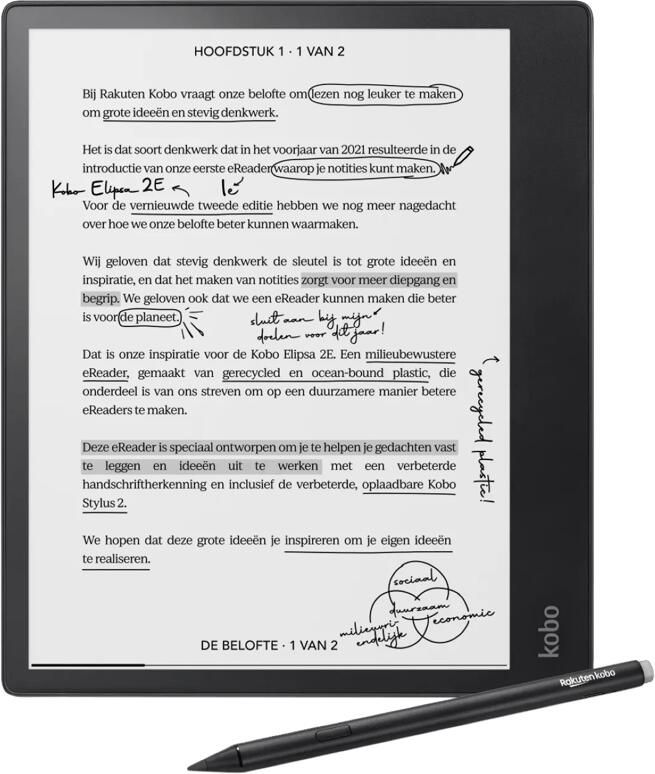 Kobo Elipsa 2E | Smartphones tablets en meer | Telefonie&Tablet E-readers | 0681495008704