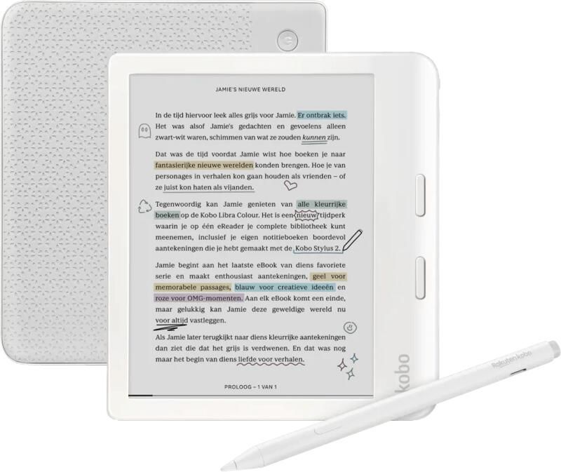 Kobo Libra Colour Wit + Stylus 2