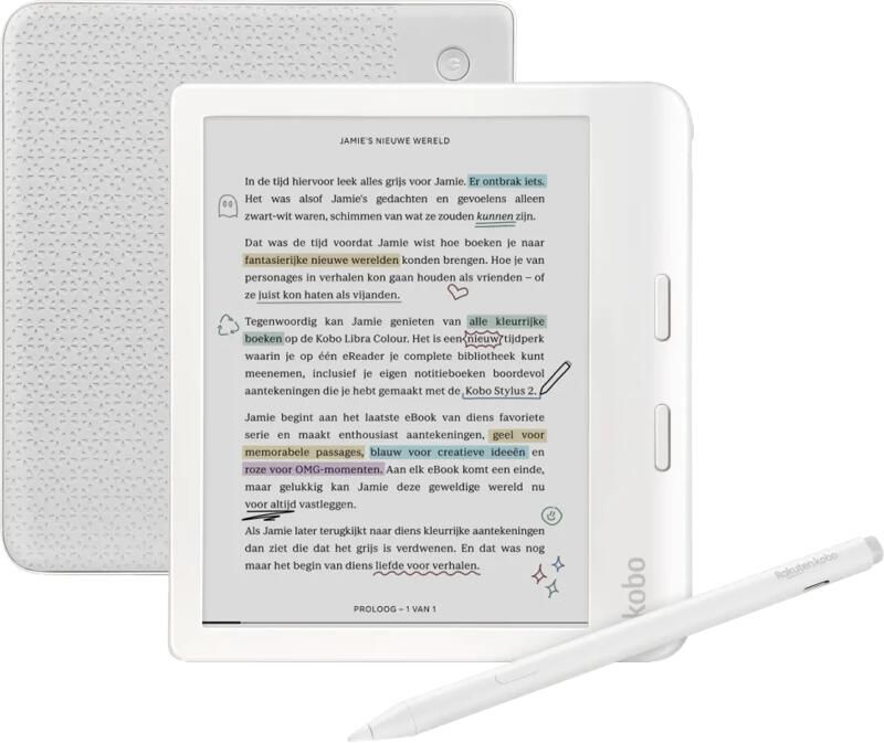 Kobo Libra Colour Wit + Stylus 2