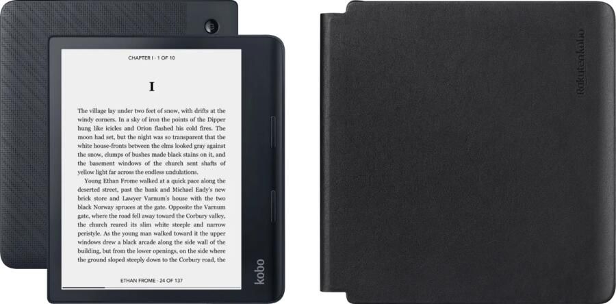 Kobo Sage + Power Sleep Cover Zwart