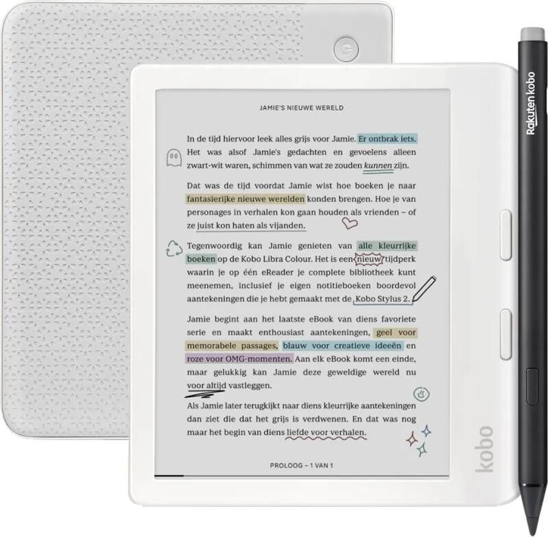 Kobo Libra Colour Wit + Stylus 2