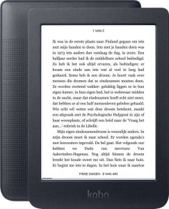 Kobo Nia E-reader Zwart