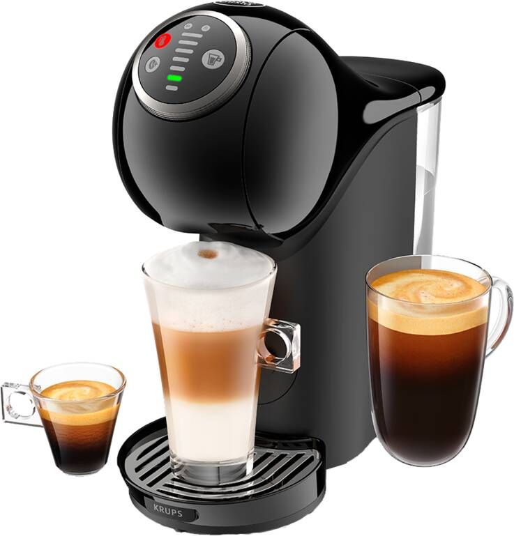 Nescafé Dolce Gusto Koffiecapsulemachine KP3408 Genio S Plus compacte koffiecapsulemachine met boost-technologie en temperatuurkeuze automatische uitschakeling xl-functie 0 8 liter waterreservoir
