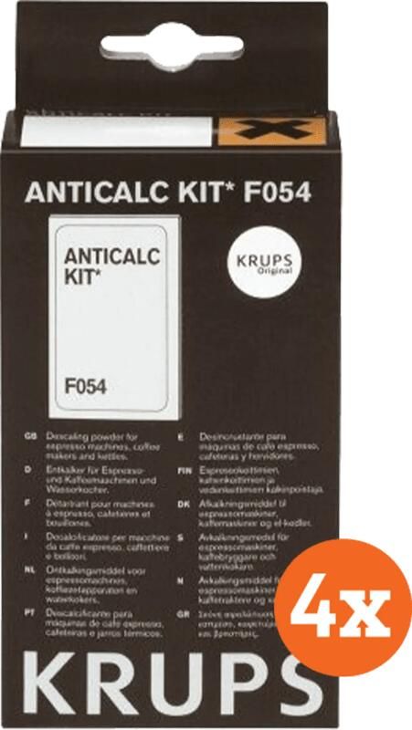 Krups Ontkalkingsset F054 4 stuks