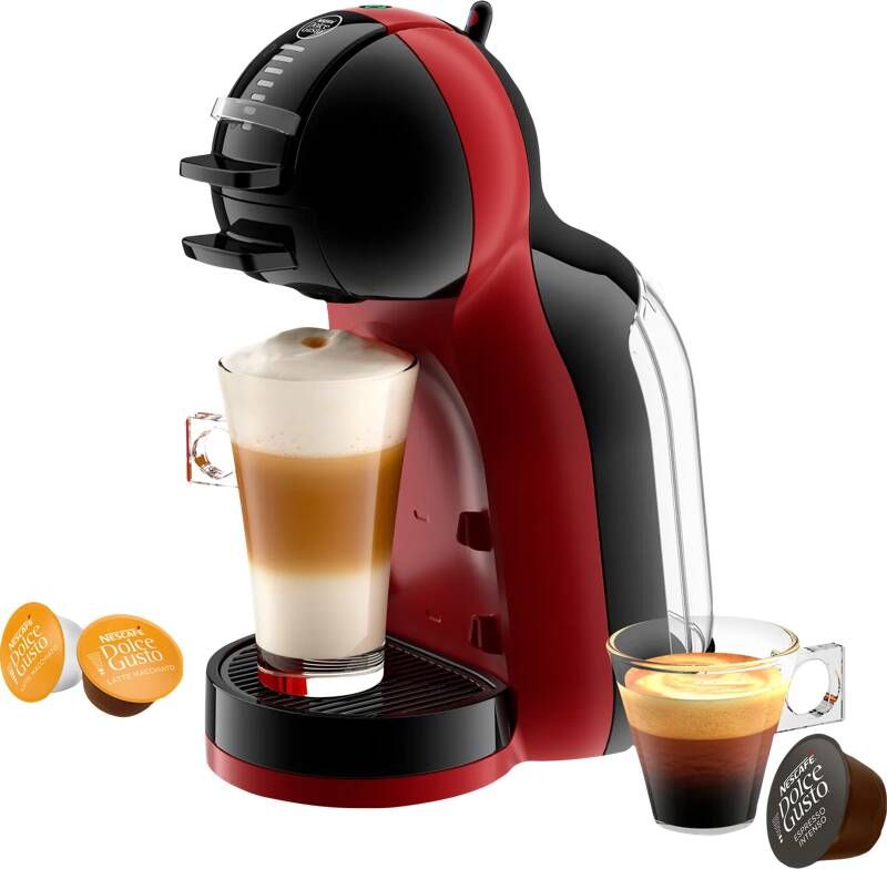 Krups NESCAFÉ Dolce Gusto Mini Me Zwart KP123H Koffiecupmachine Cherry Rood