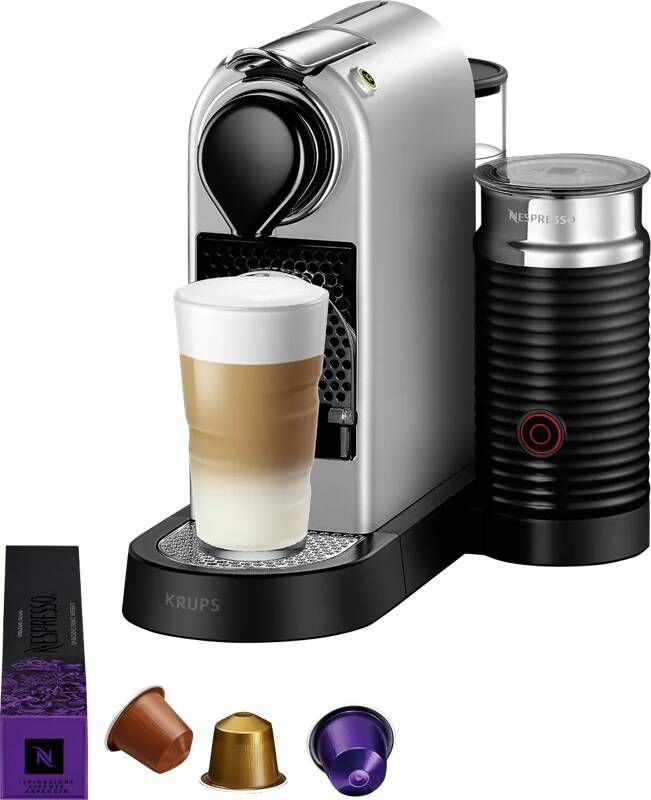 Krups Nespresso Citiz & Milk XN761B10 Koffiecupmachine Zilver