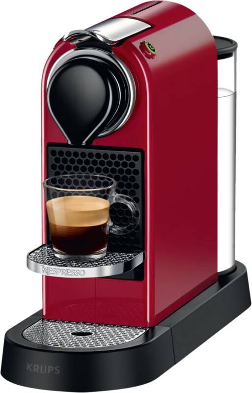 Krups Nespresso koffieapparaat CitiZ XN7415 (Rood)