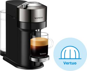 Krups Nespresso Vertuo Next XN910C koffieapparaat (chrome)