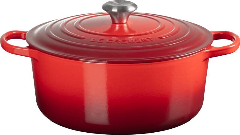 Le Creuset Gietijzeren Ronde Braadpan Kersenrood 22cm 3 3l | Potten&Pannen | Keuken&Koken Keukengerei | 0024147260677