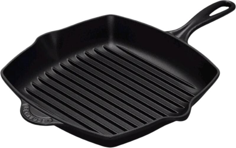 Le Creuset Skillet Vierkante Grillpan 26 cm Zwart