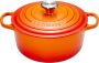 Le Creuset Gietijzeren Ronde Braadpan Oranjerood 24cm 4 2L | Potten&Pannen | 0024147260769 - Thumbnail 1