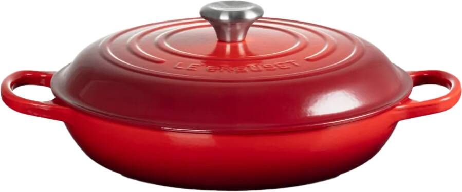 Le Creuset Braadpan Campagnard Ø30 CM Gietijzer Kersenrood