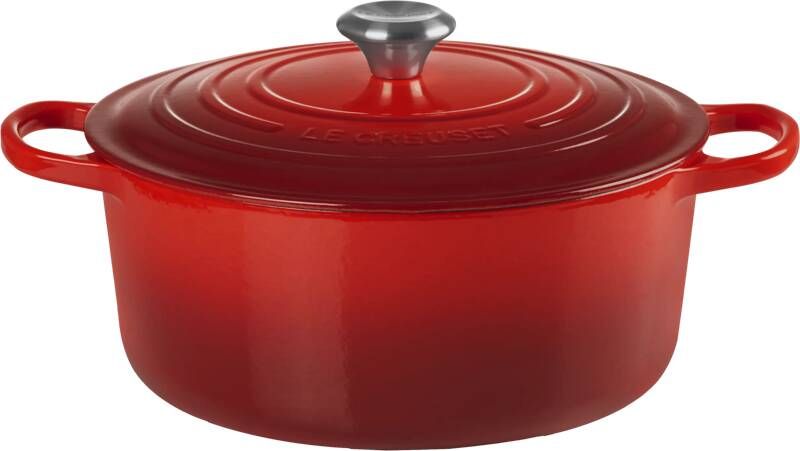 Le Creuset Gietijzeren Ronde Braadpan Kersenrood 22cm 3 3l | Potten&Pannen | Keuken&Koken Keukengerei | 0024147260677